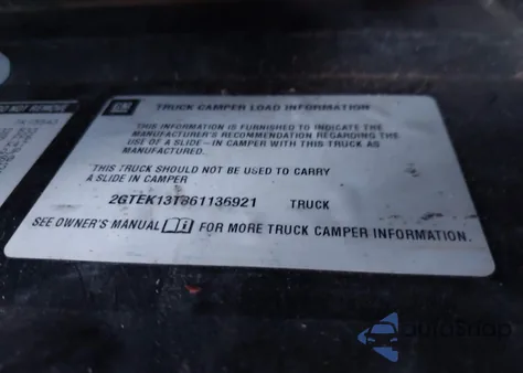 2006 GMC Sierra 1500 Sle1 from USA, damaged, VIN 2GTEK13T861136921